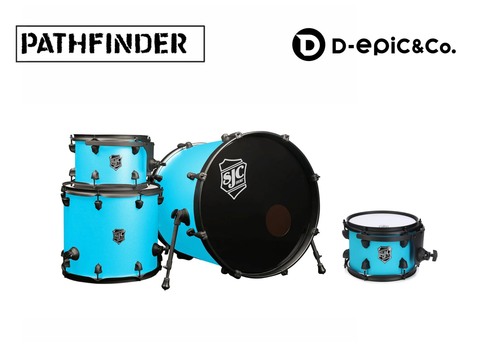 SJC Custom Drums – Pathfinder Series 4ピース ドラムキット（Cosmic
