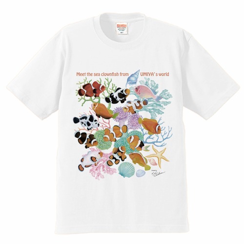 【半袖プレミアムTシャツ United Athle 6.2oz】クマノミ