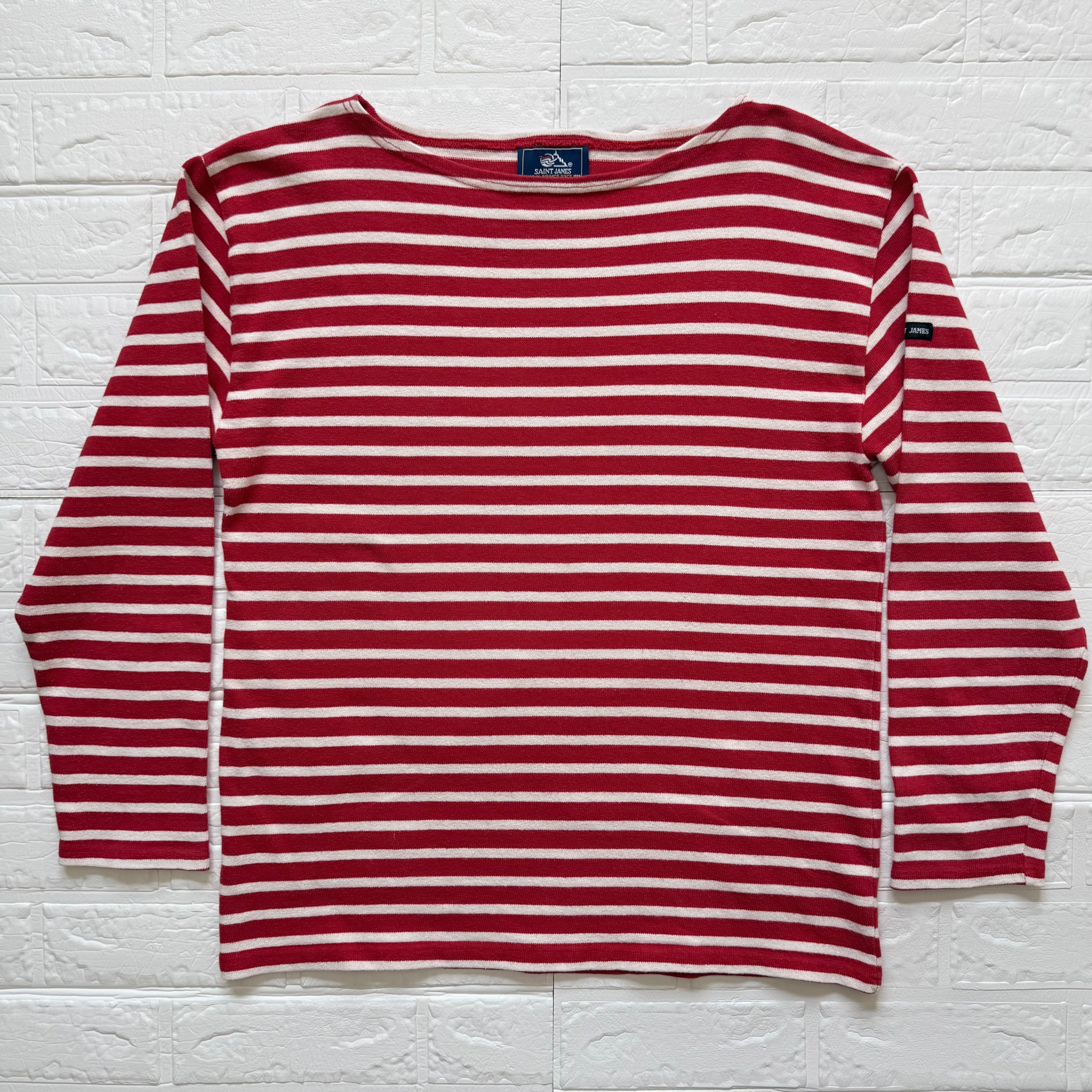 希少 80's TRICOTS SAINT JAMES セントジェームス 紙タグ 値下げ80年代