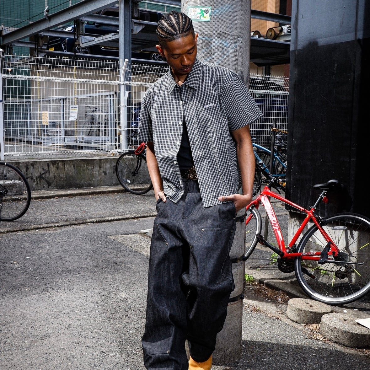 ESSENTIAL LOGO CHECKED SHIRT | DALL