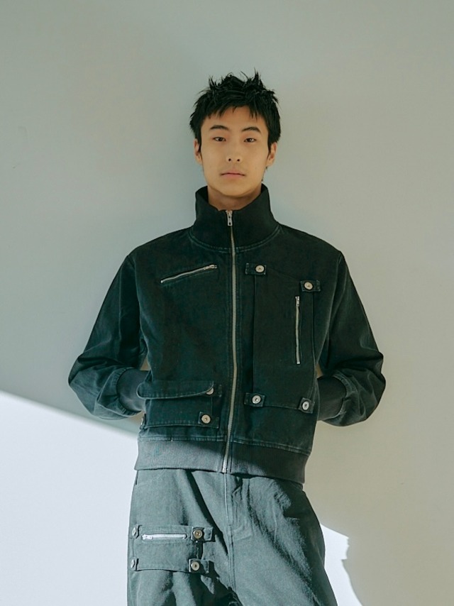 Convertible Pocket Denim Jacket