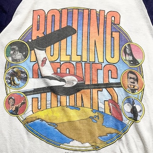 vintage 1981’s THE ROLLING STONES music tee