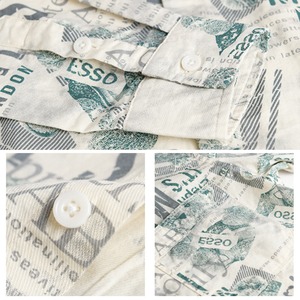 Retro Letter Print Shirt / レトロ レター プリント シャツ