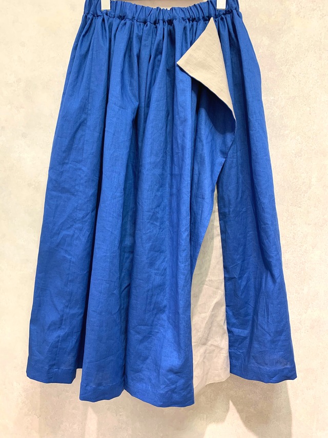 Flap skirt Blue