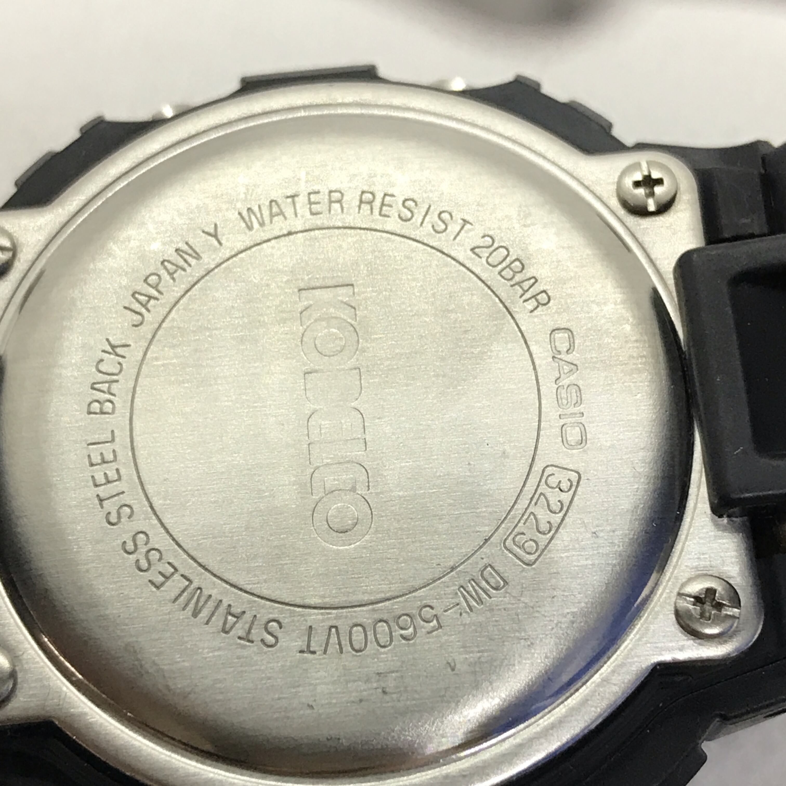 【希少】G-SHOCK KOBELCO コラボ DW-5600系　週末値下げ カシオ CASIO G-SHOCK KOBELCO建機コラボ DW-5600VT KT2511092 f245