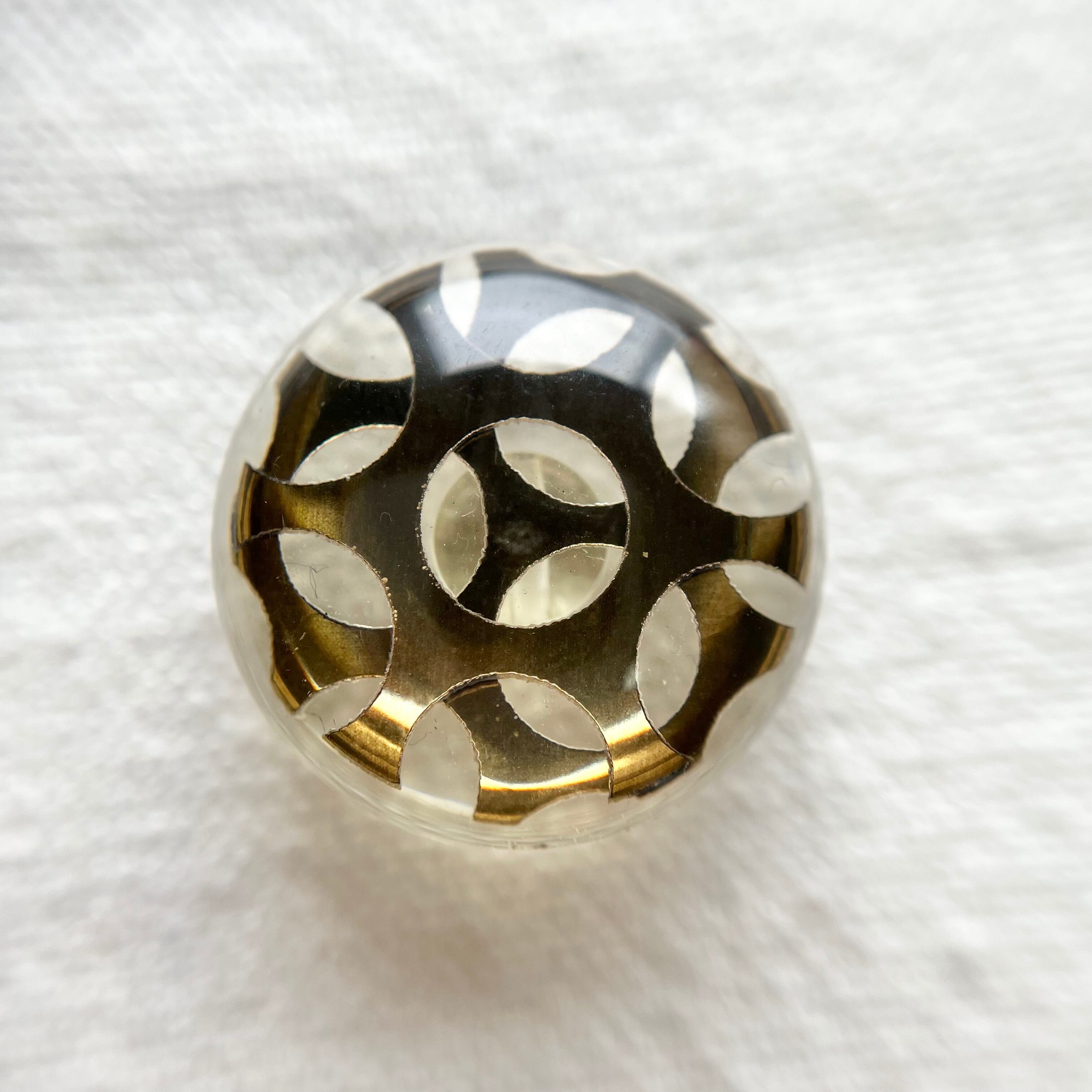 透かしフラワー×ゴールド 23㎜