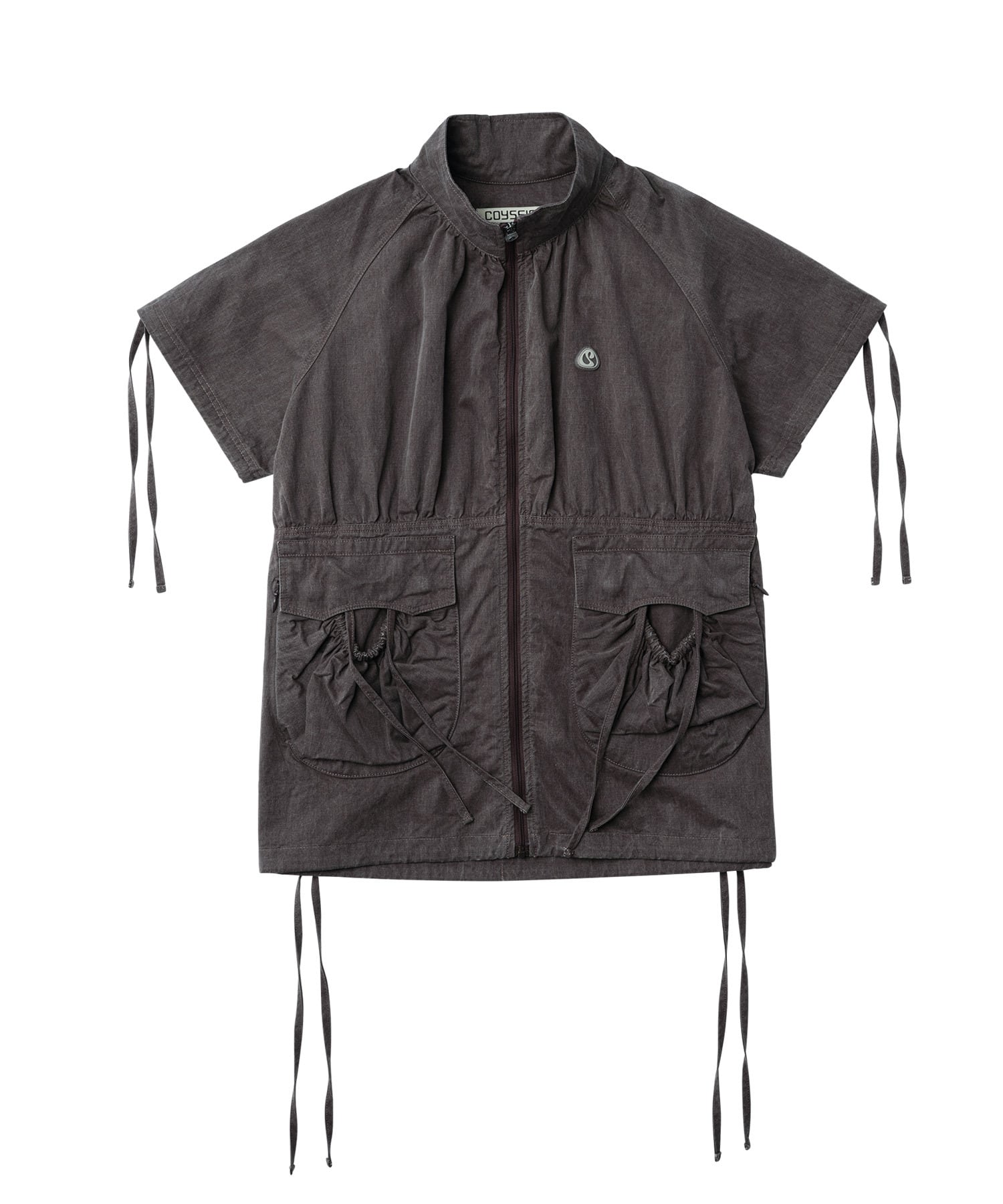 COYSEIO] SHIRRING POCKET JACKET BURGUNDY 正規品 韓国ブランド 韓国