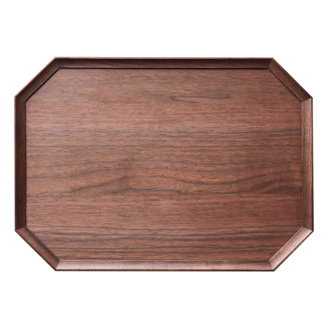 八角トレー・横長 / ウォールナット