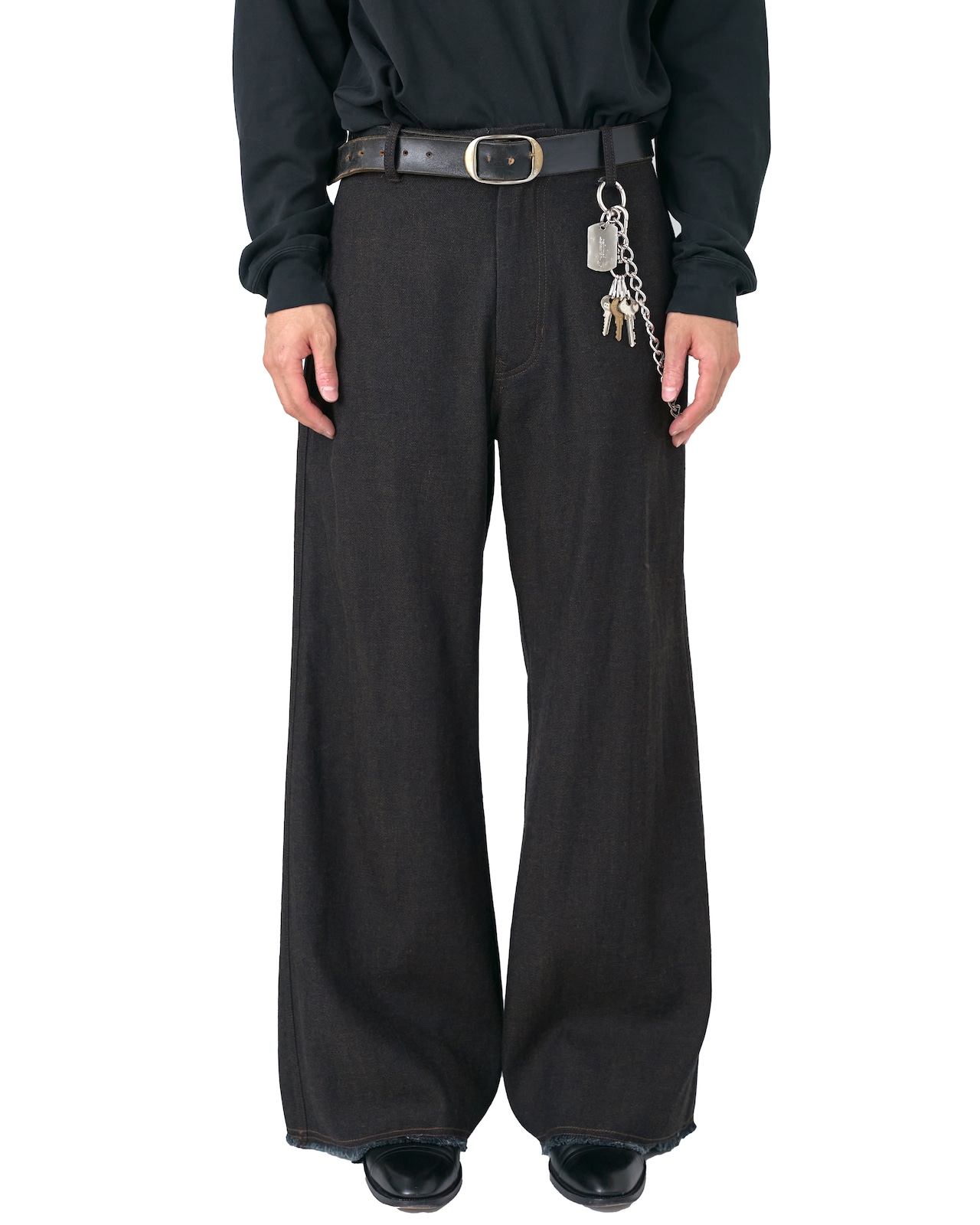 Nomàt "Straight PT C/W Denim〔Dark Brown〕"