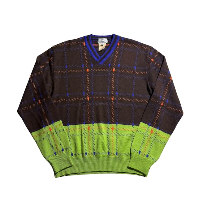 vintage GIANNI VERSACE V-neck sweater