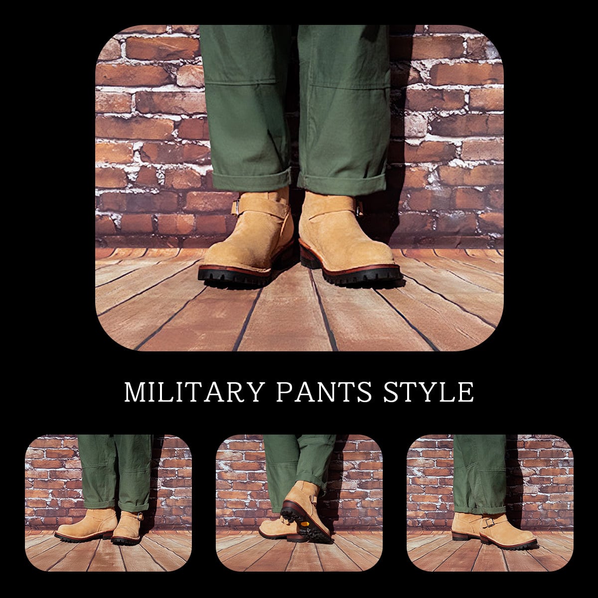 TS-015 / ENGINEER BOOTS / BEIGE/S | 瀧口商店