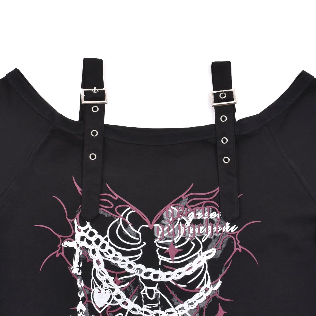 ベルンハルトウィルヘルム 2001-02 アーカイブ　カットソー GIRLピアスベルトステッチTシャツ | VOLCAN&APHRODITE 公式通販