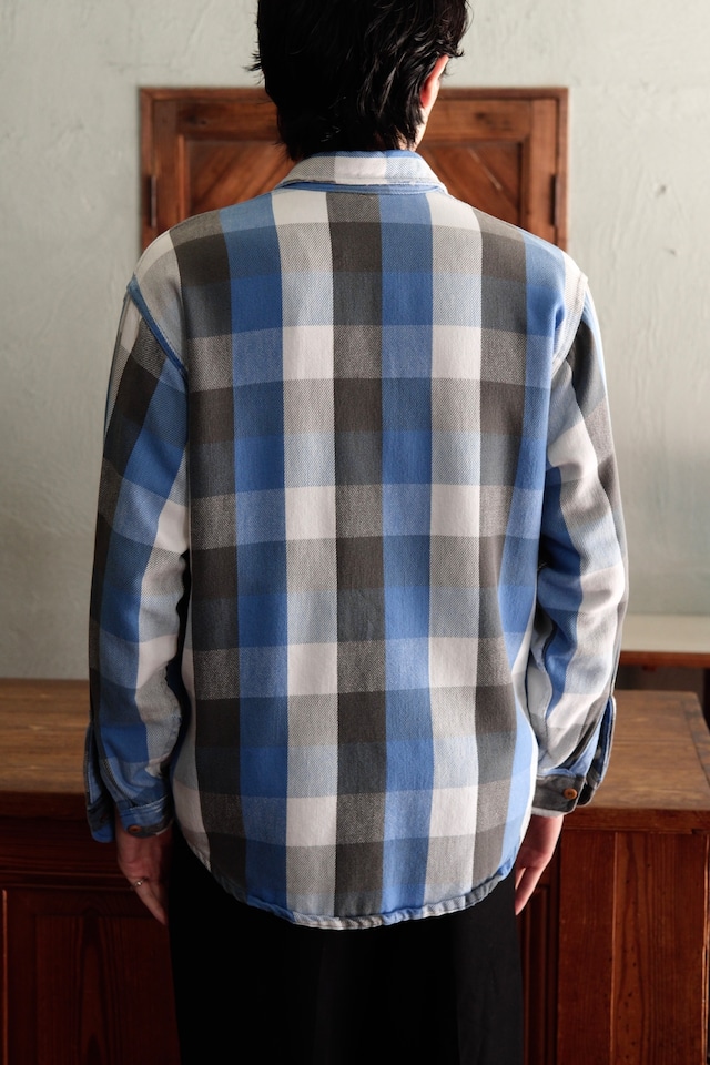 Utah/80's "unknown" heavy cotton flannel shirt