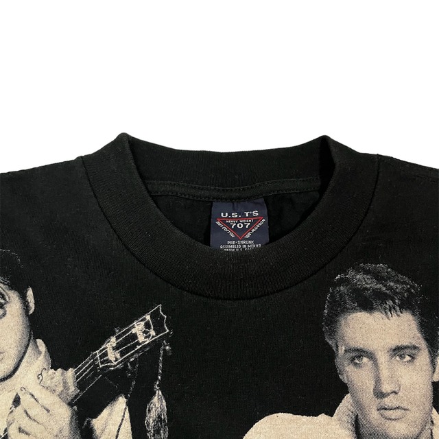 00's Elvis Presley print T-shirt