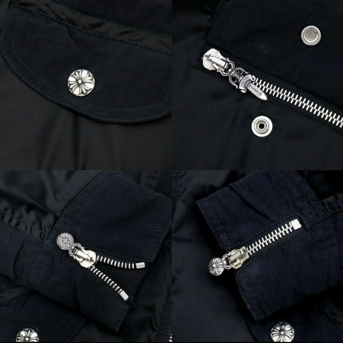 CHROME HEARTS クロムハーツ UNCLE VJ STN PLS STP MA-1 MA1ジャケット