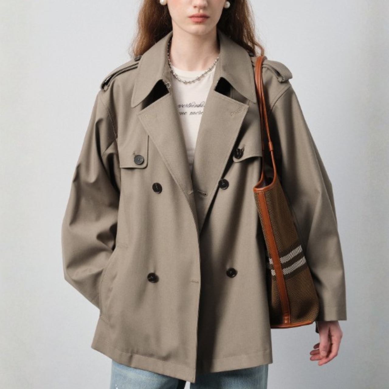 Récit Classic Short Trench Coat F0545