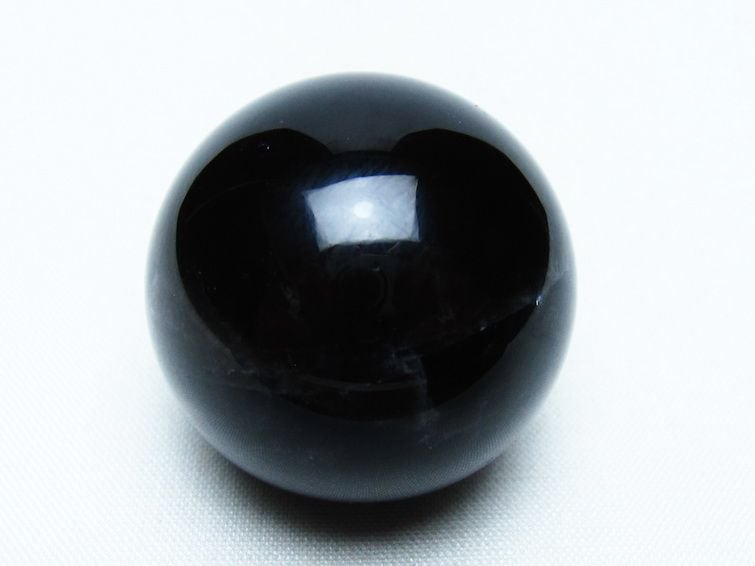 モリオン 丸玉 35mm 黒水晶 スフィア 置物 一点物 141-8104 | 天然石
