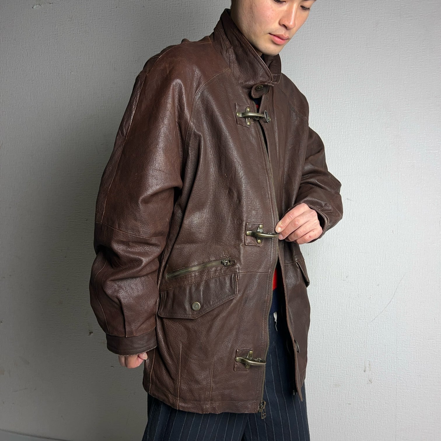 COLEBROOK Fireman Leather Jacket ファイヤーマン レザージャケット