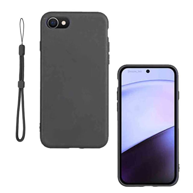 【KSK】IPHONE SE2022 IPHONE SE2021 IPHONE7/8(4.7インチ)対応ケース 耐衝撃[第3/2世代] （4.7インチ）（ブラック）極薄スマホケース 柔軟 TPU 素材/おしゃれ 擦り傷防止・落下防止・滑り止め/レンズ保護/指紋防止/ワイヤレス充電対応 APPLE 7/8/APPLE SE2/SE3 黒