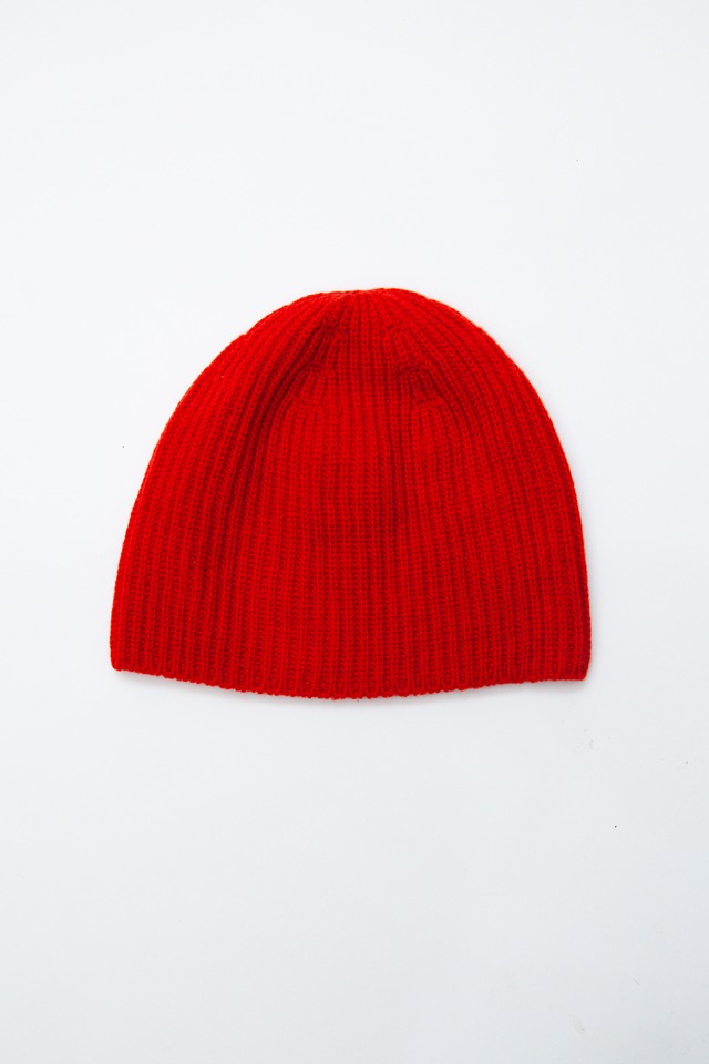 Cashmere Knit Cap - Orange