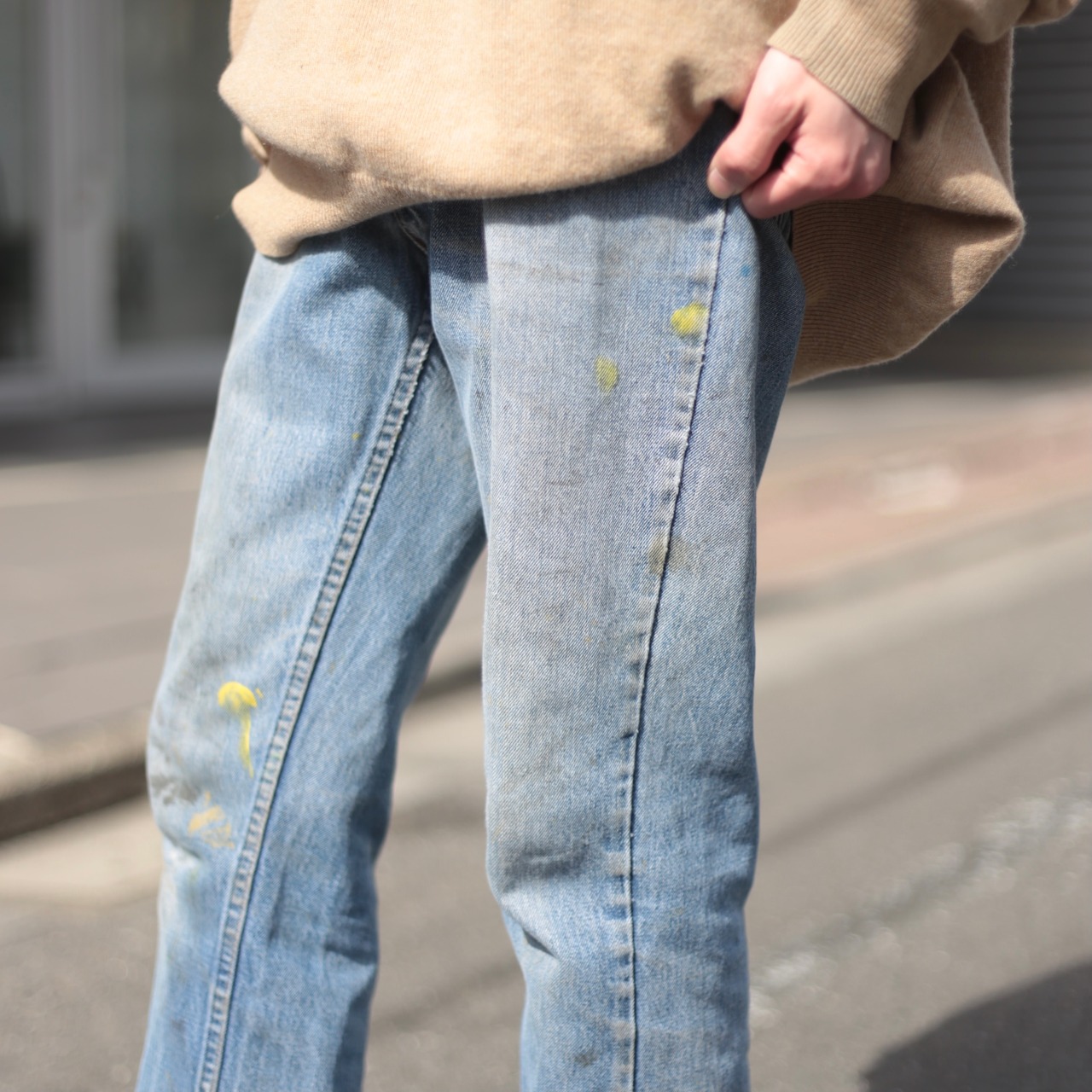 VINTAGE LEVIS 646 (big E) フレアデニムパンツ 【OT-2360】 | cv