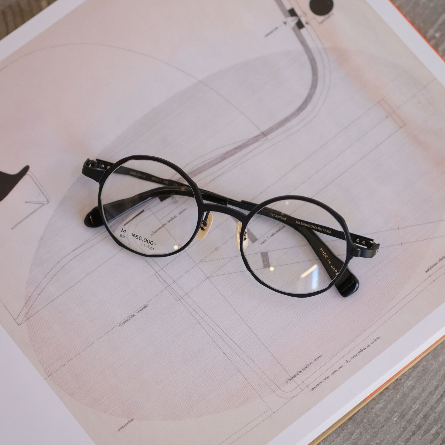 Lunetta BADA】73/08 - 0010 Black / Silver (LARGE) | SEESAW SPECTACLES