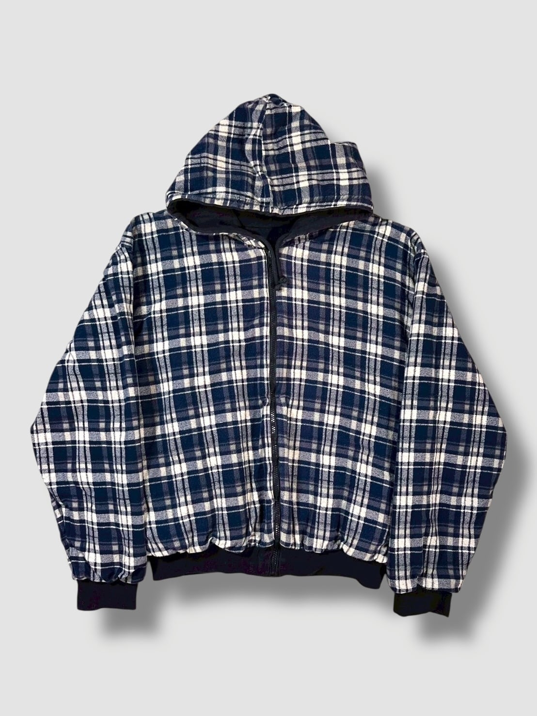 90's “OZARK TRAIL” Reversible Flannel × Sweat Hoodie | RENGA