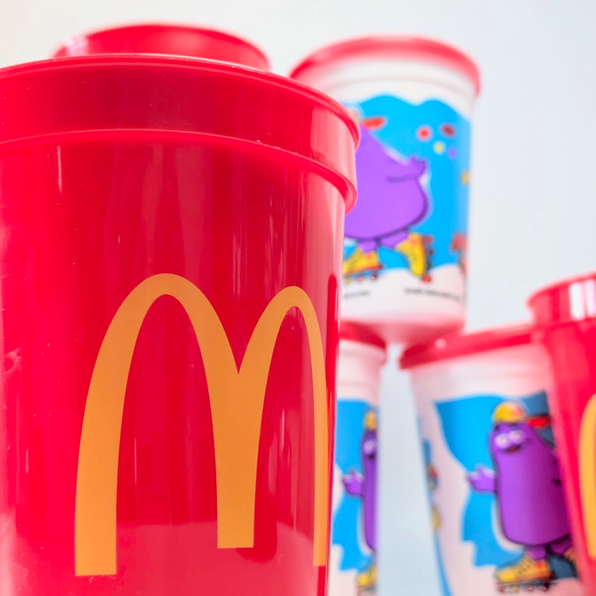 ✨️アメリカと言えばRED CUP✨️【 McDonald's ( マクドナルド ) 】 Plastic Cup / プラスティック カップ / プラカップ 〚アメリカン雑貨 アメトイ〛