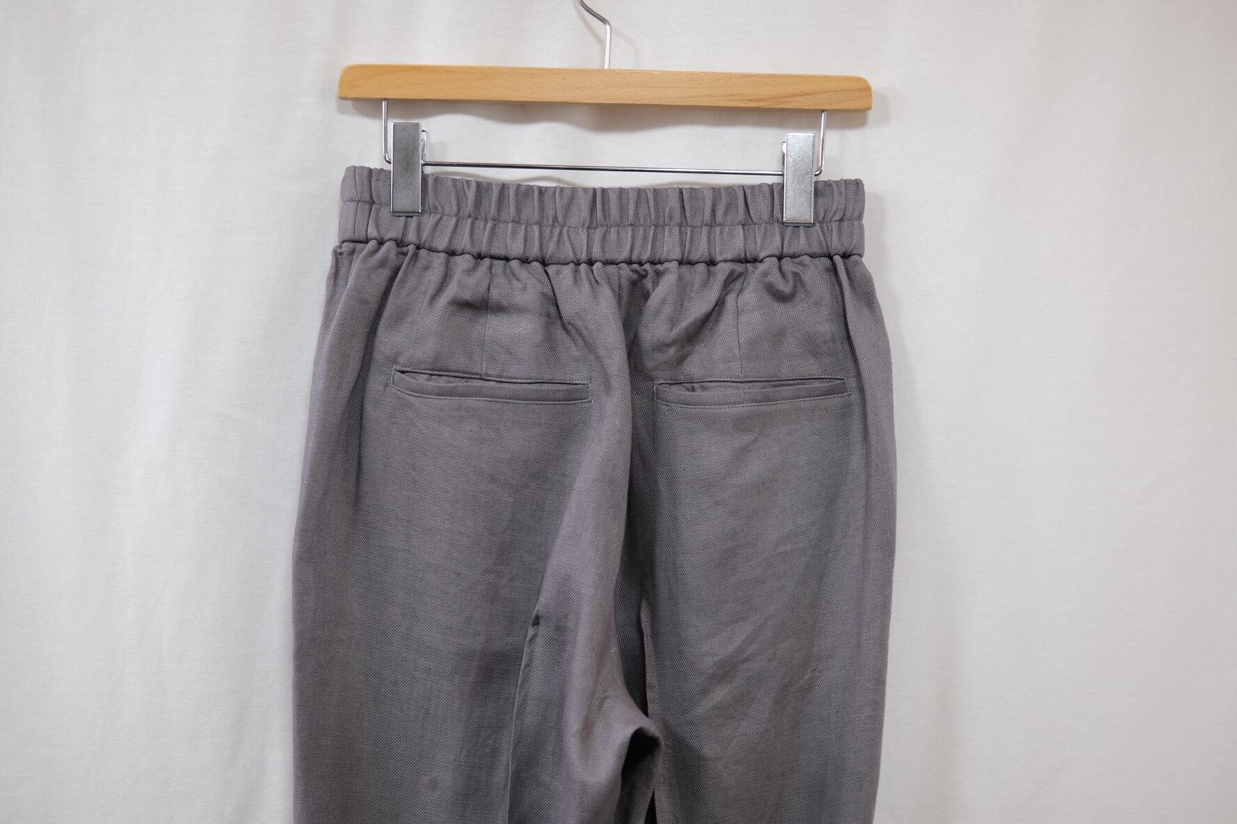 semoh”Linen Pin Tuck Easy Trousers Grey” | Lapel online store powered by  BASE