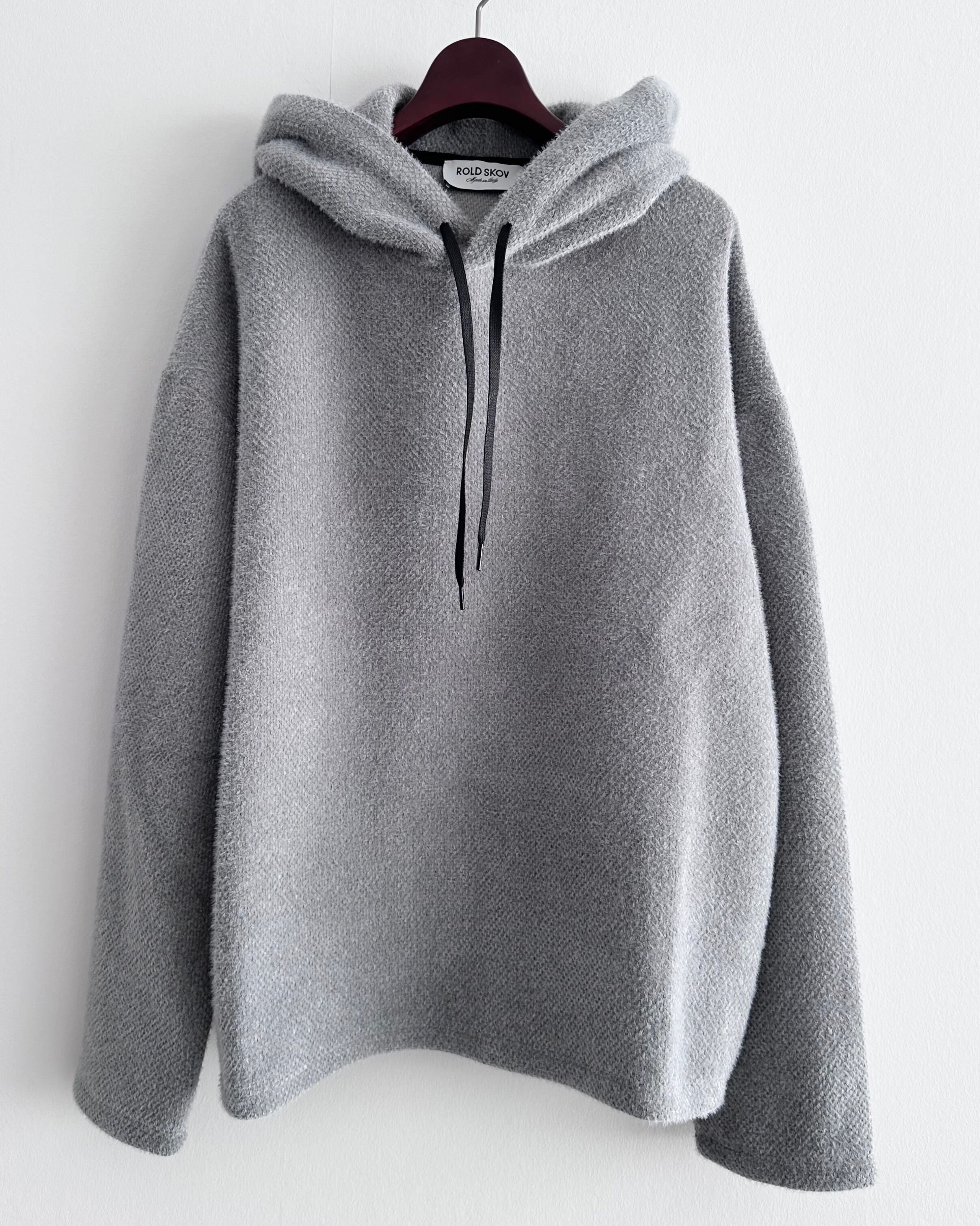 ROLD SKOV TEXTURED KNIT HOODIE | dear closet