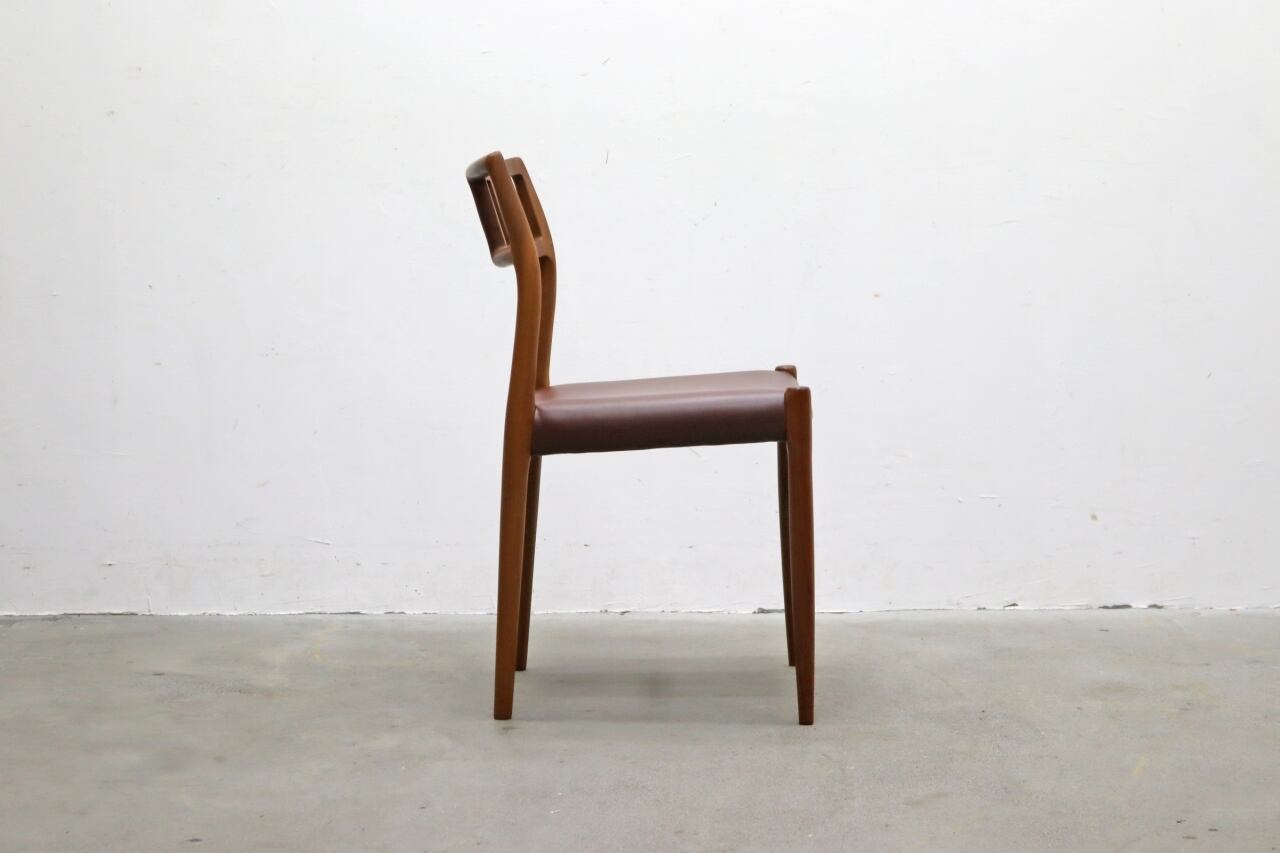 北欧 デンマーク J.L. Moller No.79 ウォールナット 本革 ダイニング 