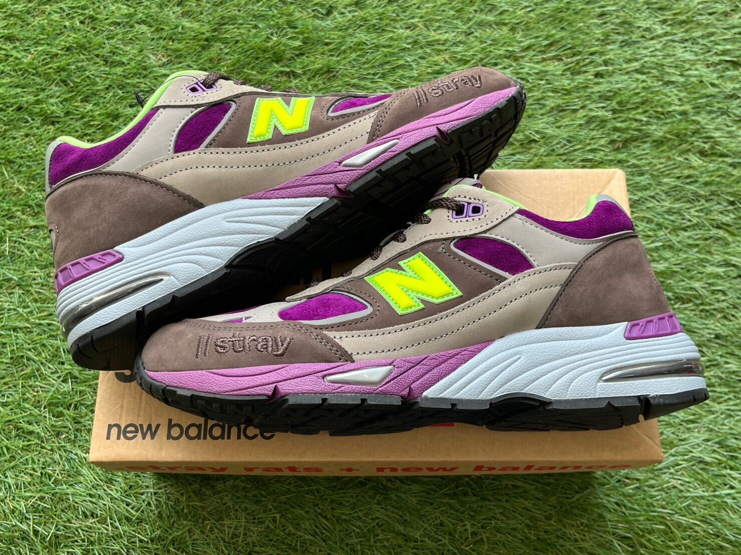 均一SALE‼ NEW BALANCE × STRAY RATS 991 MADE IN ENGLAND PURPLE 