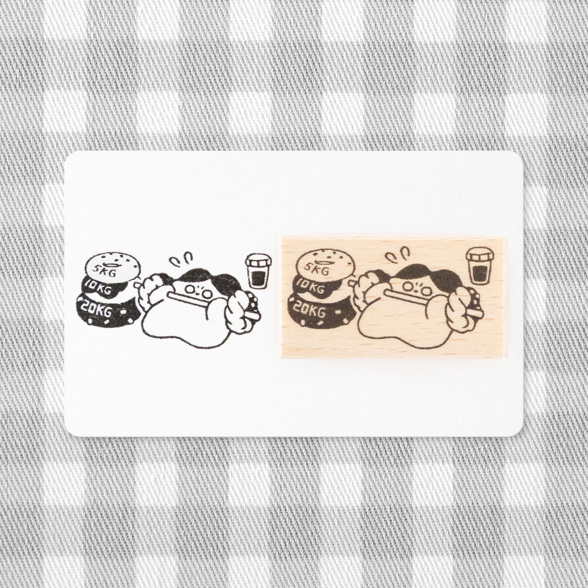 ドーナツ de 筋トレ | はんこ