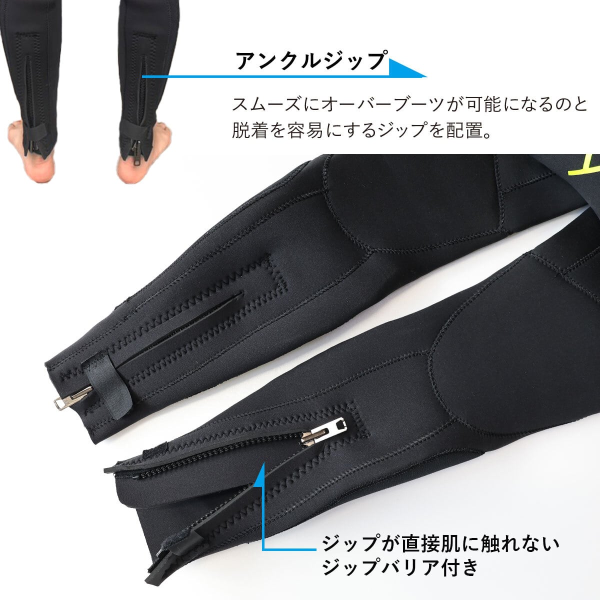 3×5mm VAULT セミドライスーツ PWC専用 バックジップ メンズ