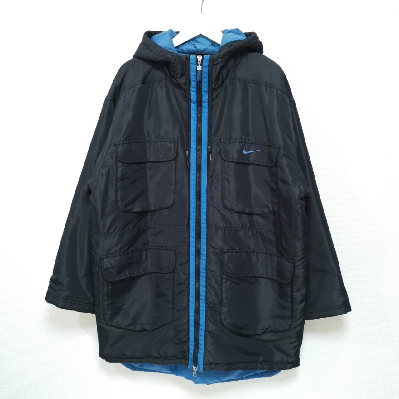 送料無料 L 90s NIKE ナイキ フィールド ナイロン ジャケット ベンチ 