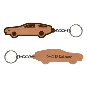 DMC-12 デロリアン レザーキーホルダー