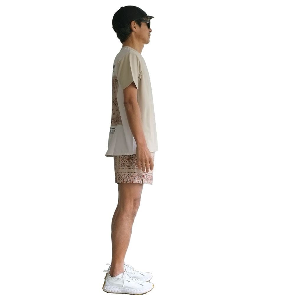ranor（ラナー）PA-BANDANA MIDDLE SHORTS -TAN メンズウィメンズ