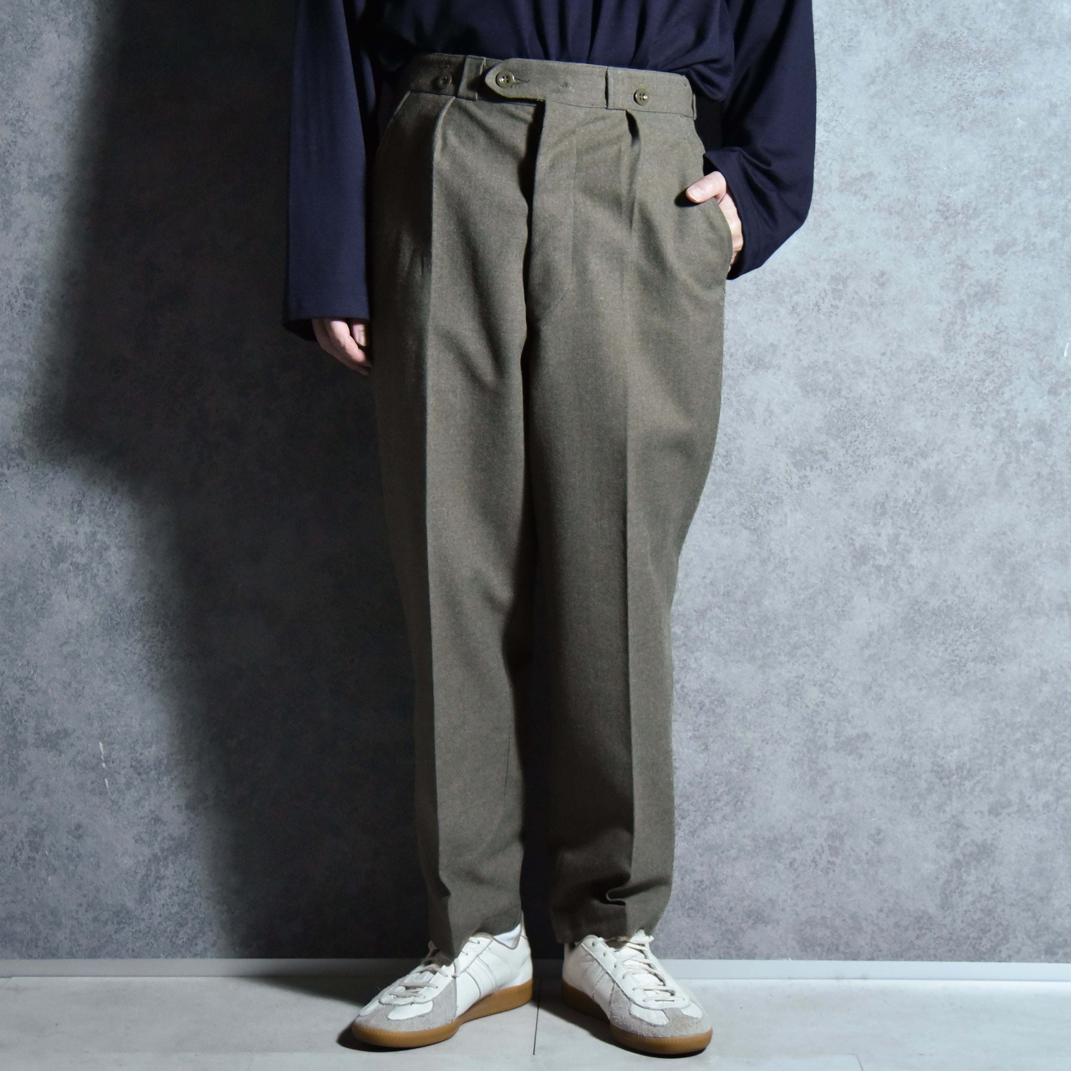 DEAD STOCK】Belgium Army Wool Trousers ベルギー軍 ウール