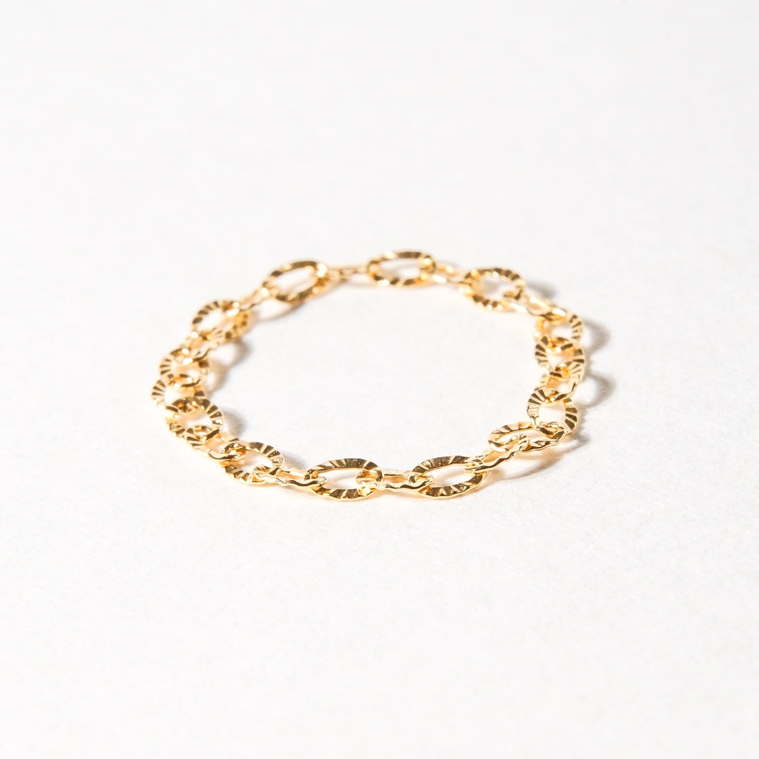 K18】chain リング | YUEN jewelry