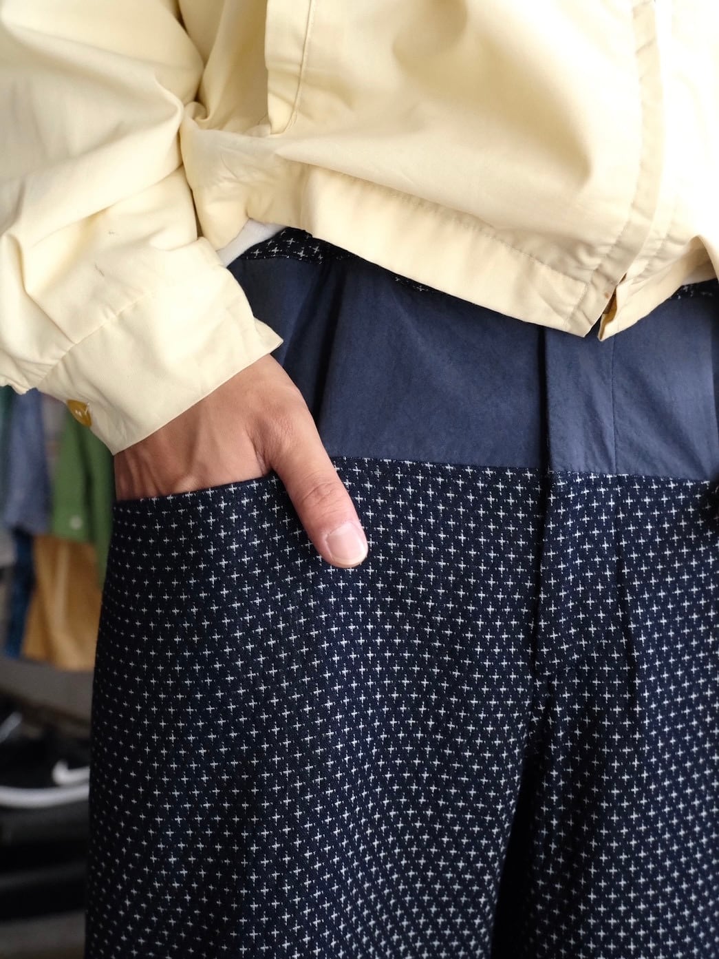 【タグ付き新品】riku umehara flowerbase pants RIKU UMEHARA】 FLOWER VASE PANTS | THE OUR