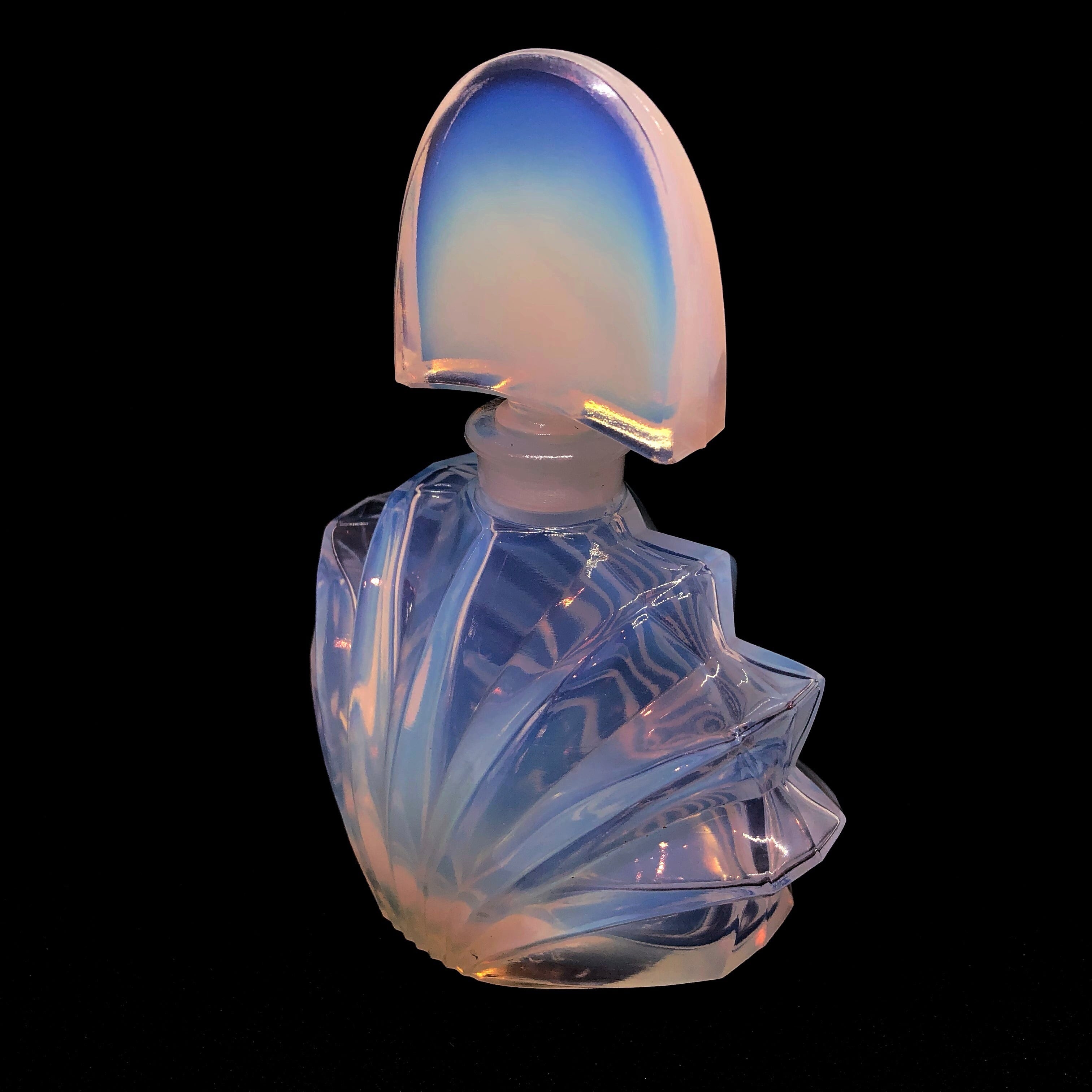 オパールセントガラスの香水瓶（アールデコ） | メルキュール骨董店