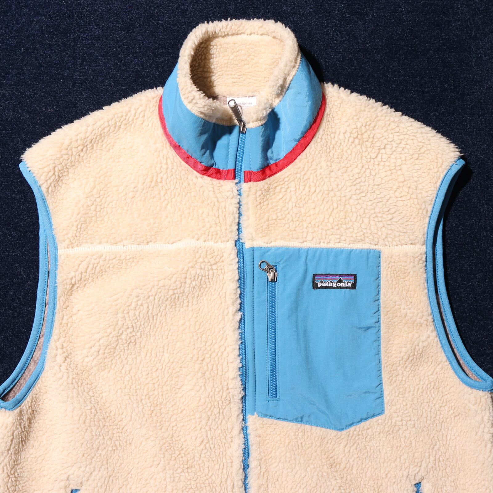 極美品 L 10年 アラスカブルー Patagonia レトロx フリースベスト  