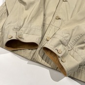 Madeleine NON NON マドモアゼルノンノン 裏チェック 襟コーデュロイ ワーク ジャケット /ベージュ