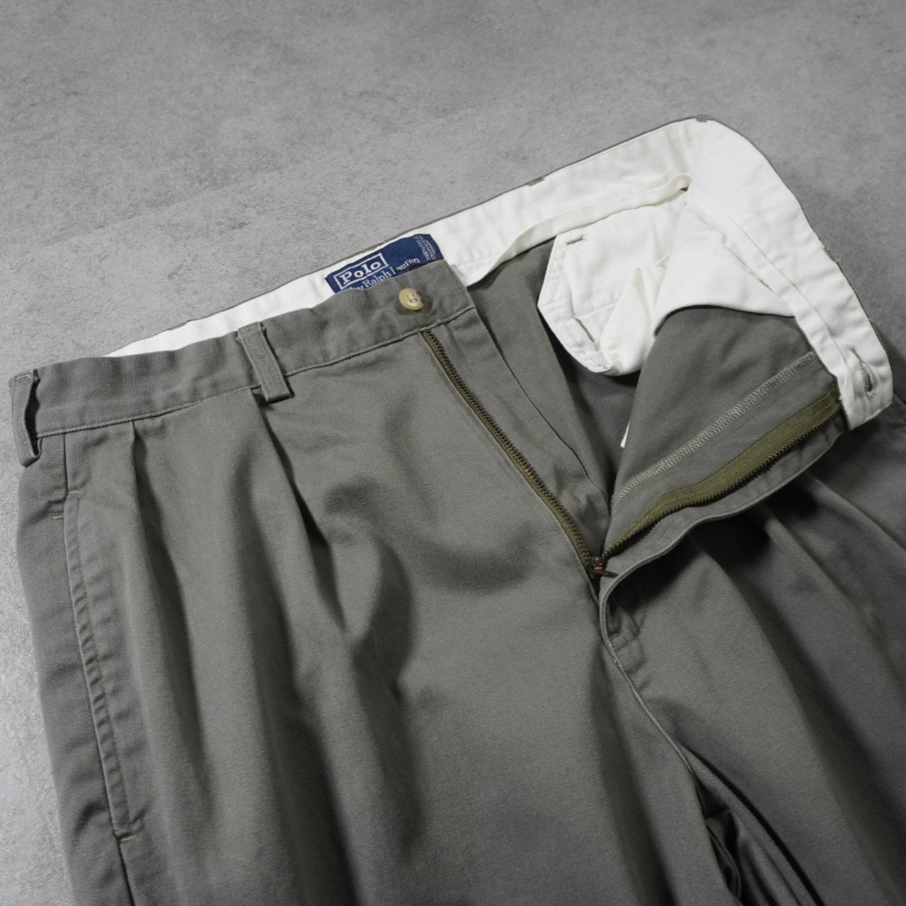 Polo by Ralph Lauren POLO CHINO ANDREW sage green W33L31.5相当 古着 - 5