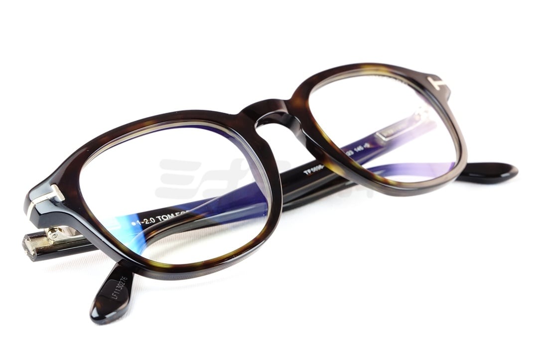 TOM FORD ブルーライトカット TF5698-B 052 ボストンクラシカル メンズ