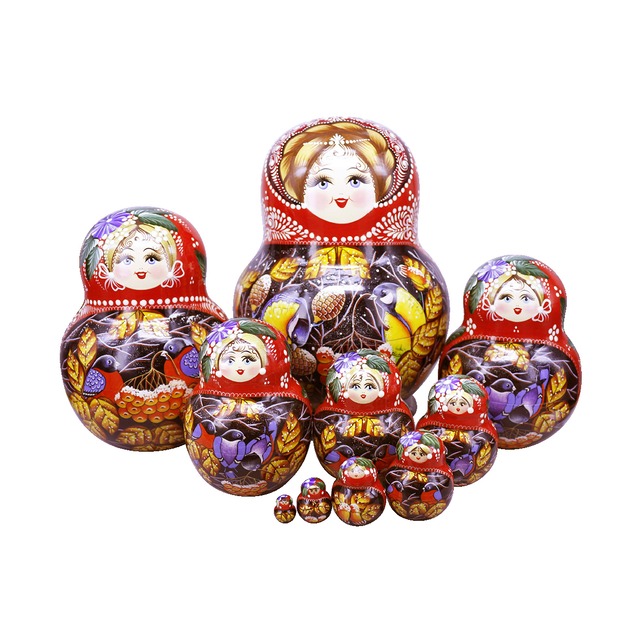 エレナ・ホメンコ作　マトリョーシカ　10個型