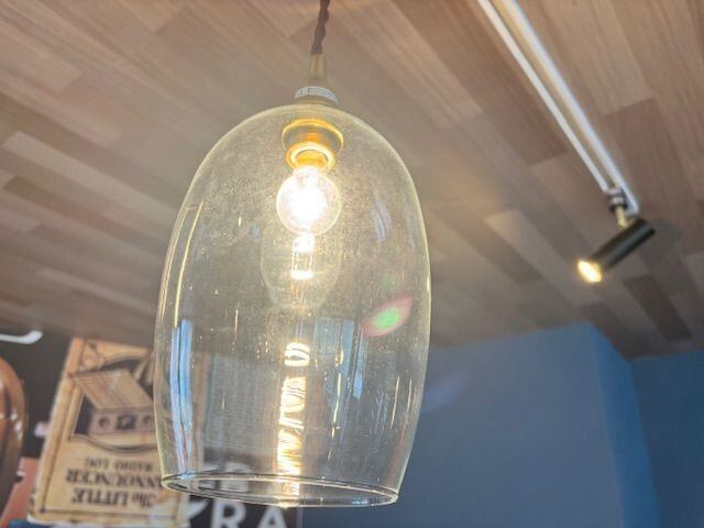 ランプシェード クルジュ／リューズガラス ペンダントライト シェード LED対応 [サイズ: L]