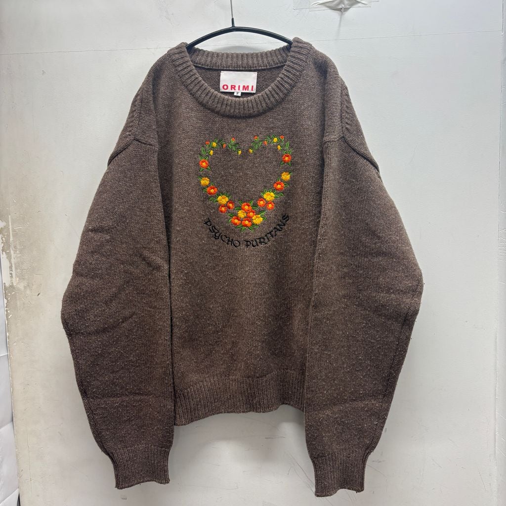 SHAREEF シャリーフ SHAGGY KNITシャギーニット　サイズ2 SHAREEF シャリーフ SHAGGY KNIT シャギーニット 2 ブラックパープル