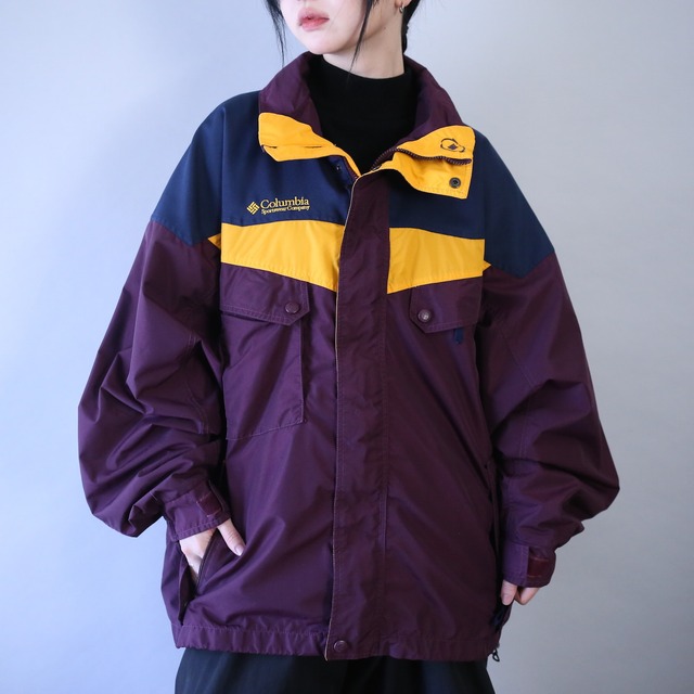 "Columbia" 薩摩芋 good color over silhouette mountain jacket