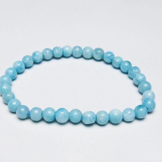 ラリマー ブレスレット 6mm 一点物 メール便可 [M便 1/10] 111-47951